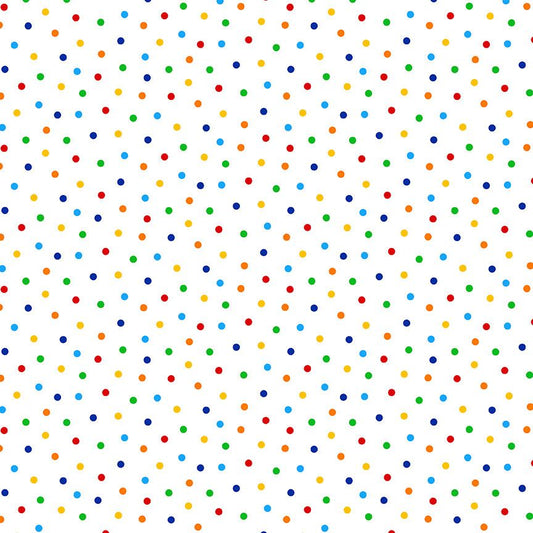 Light Box Polka Dots Confetti Timeless Treasures Cotton Fabric