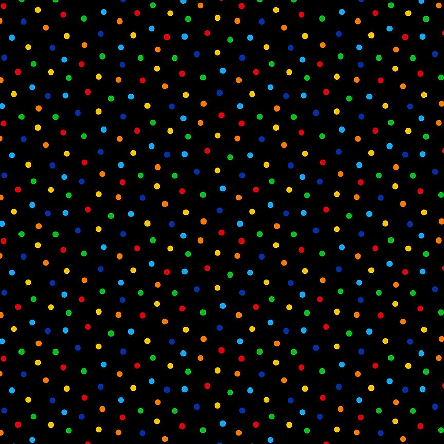 Light Box Polka Dots Multi Timeless Treasures Cotton Fabric