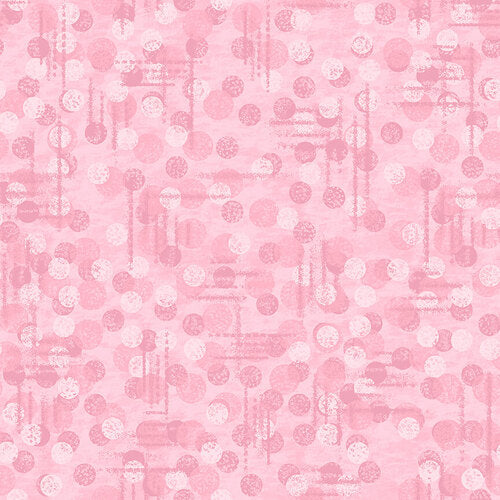 Light Pink Tonal Texture Blender Jot Dot Blank Quilting Cotton Fabric