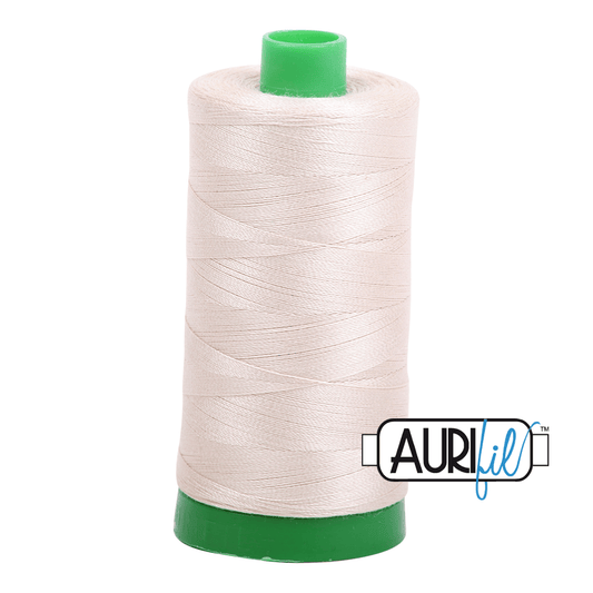 Light Beige 40 wt 1094 yd Large Spool Aurifil Cotton Quilting Thread AF-MK40SC6-2310