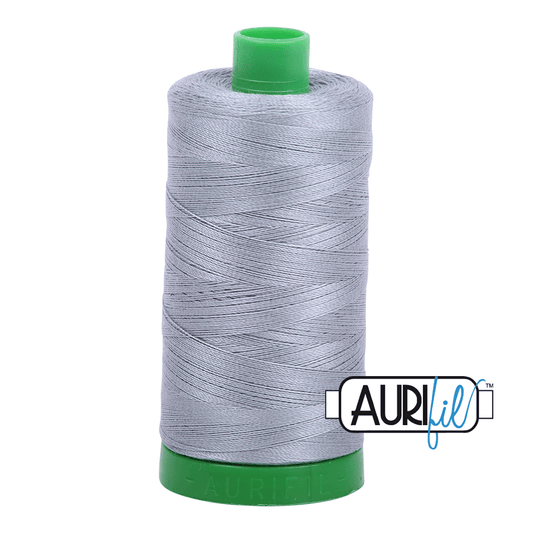 Light Blue Grey 40 wt 1094 yd Large Spool Aurifil Cotton Quilting Thread AF-MK40SC6-2610