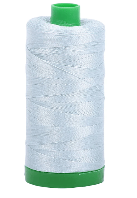 Light Grey Blue 40 wt 1094 yd Large Spool Aurifil Cotton Quilting Thread AF-MK40SC6-5007