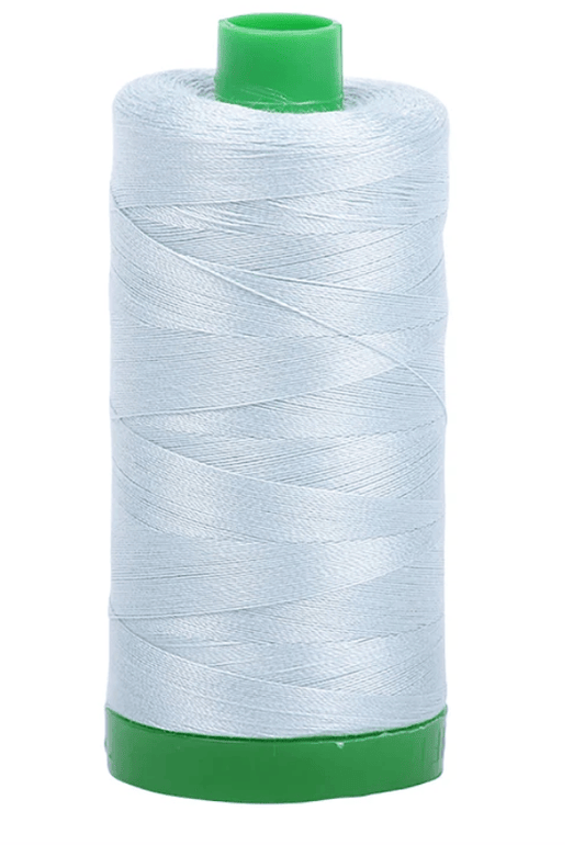 Light Grey Blue 40 wt 1094 yd Large Spool Aurifil Cotton Quilting Thread AF-MK40SC6-5007