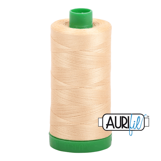 Light Caramel Brown 40 wt 1094 yd Large Spool Aurifil Cotton Quilting Thread AF-MK40SC6-6001