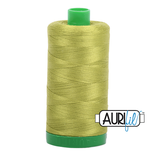 Light Leaf Green 40 wt 1094 yd Large Spool Aurifil Cotton Quilting Thread AF-MK40SC6-1147