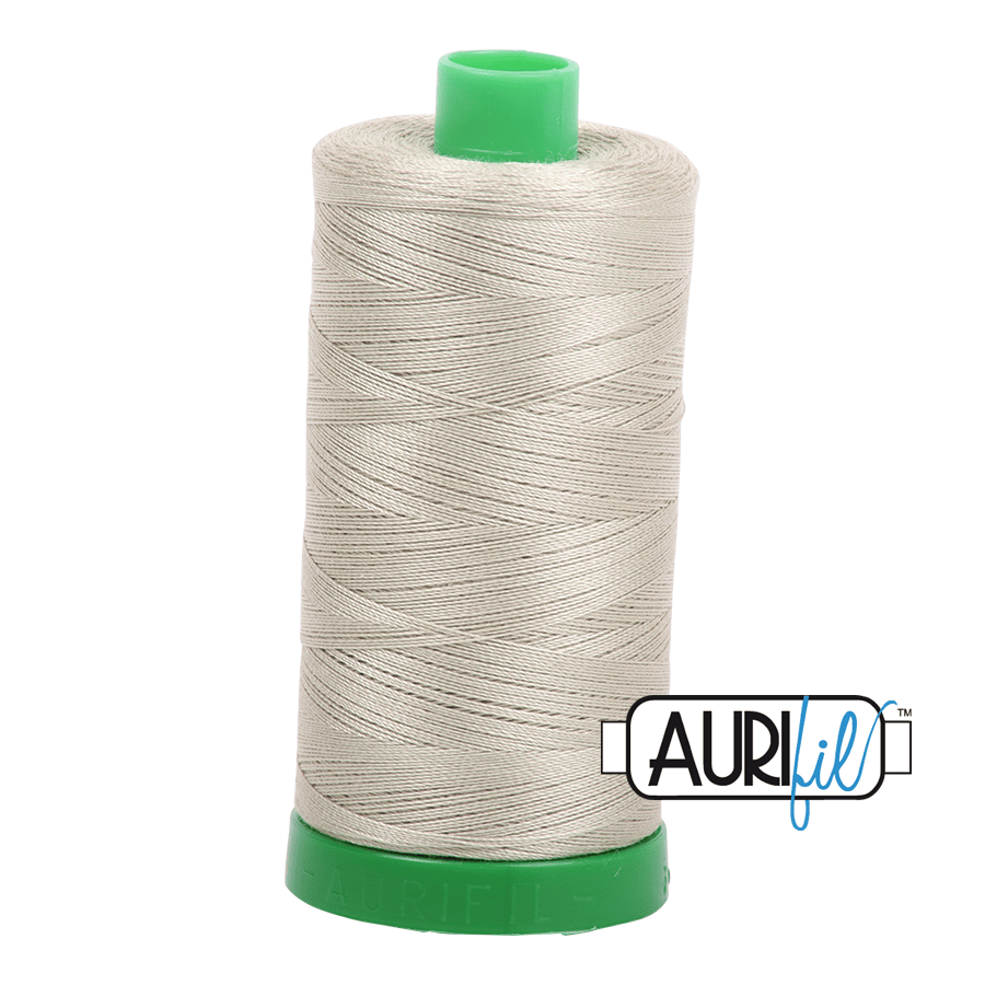 Light Military Green 40 wt 1094 yd Large Spool Aurifil Cotton Quilting Thread AF-MK40SC6-5020
