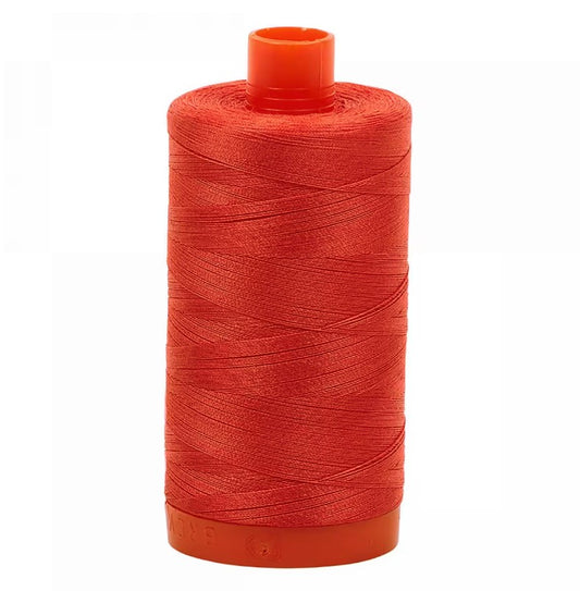 Light Red Orange Aurifil Cotton Quilting Thread Solid 50wt 1300m 1422yds Aurifil AF-A1050-2277
