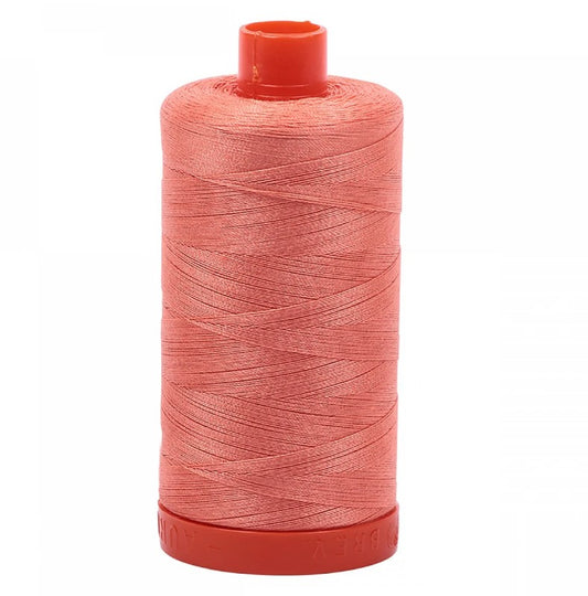 Light Salmon Orange Aurifil Cotton Quilting Thread Solid 50wt 1300m 1422yds Aurifil AF-A1050-2220