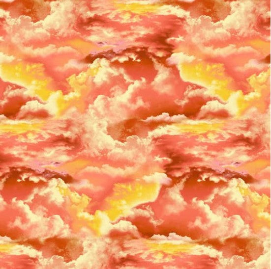 Lightkeepers Quilt Sunset Clouds Cape Cod Studio E Cotton Fabric