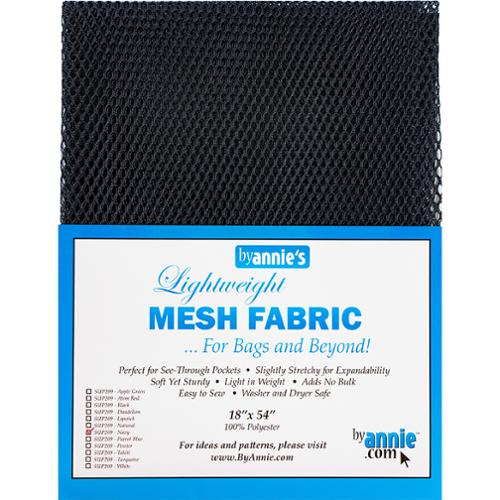 Lightweight Mesh Fabric Navy Blue By Annie's 18”x 54” Polyester