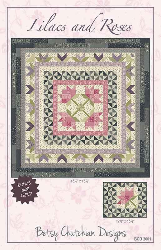 Lilacs and Roses 45''x45'' Pattern Betsy Chutchain Designs CD-2001