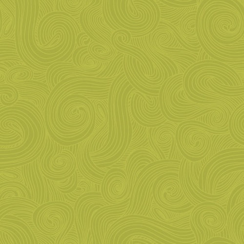 Just Color! Lime Swirl Studio E Cotton Fabric