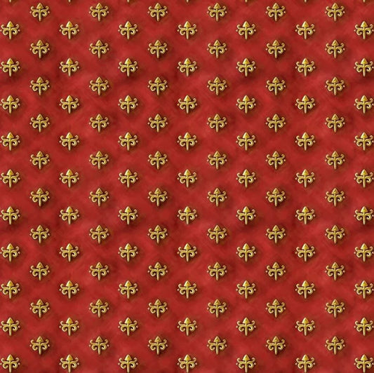 Literary Kitties Foulard Red Quilting Treasures Cotton Fabric