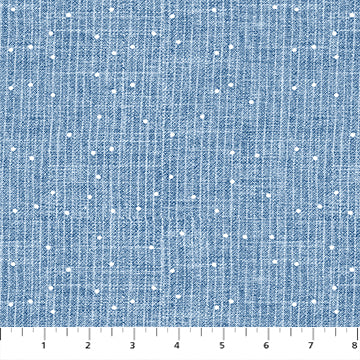 Little Builders Stash Stripe Dots Sky Blue Figo Northcott Cotton Fabric NC-FIGO-92022-41