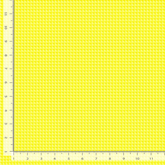 Live Boldly 3D Grid Geometric Blender Yellow Charisma Horton Timeless Treasures Cotton Fabric TT-CHARISMA-CD2920-YELLOW