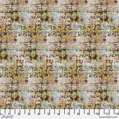 Live Out Loud Interlace Caramel Beige Seth Apter Free Spirit Cotton Fabric FS-PWSE024.CARAMEL