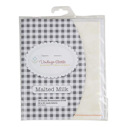 Lori Holt Vintage Cloth 14-Count Aida Malted Milk Cotton Fabric