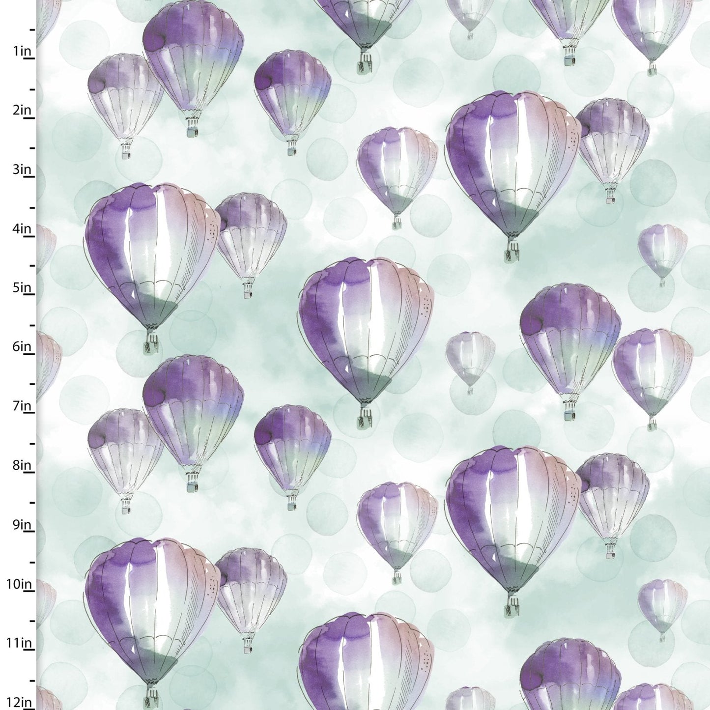 Lost in Paris Love in the Air Turquoise Scott Barnes 3 Wishes Cotton Fabric 3W-23704-TRQ