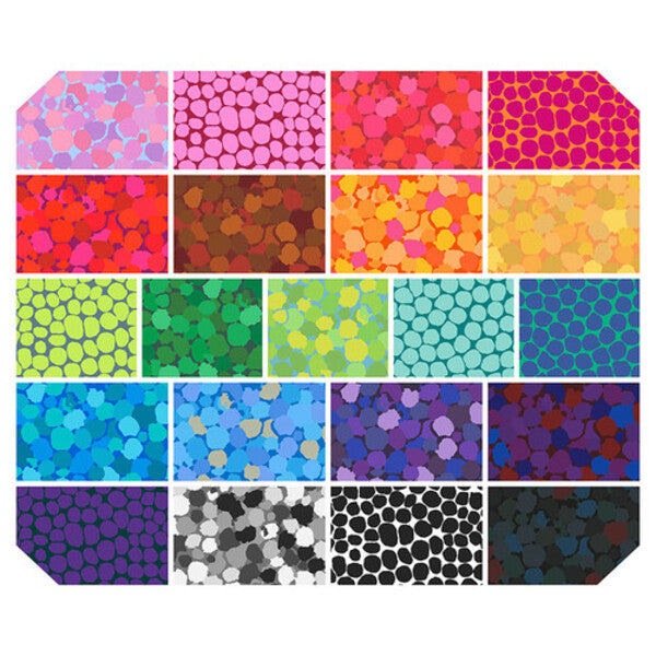 Lots-a-Dots Fat Quarter Bundle 18" x 21" 21pcs Free Spirit Cotton Fabric FS-FB4FQBM.LOTSADOTS | US Fabric Shop