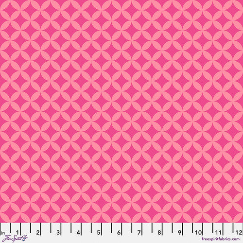 Love Always, AM Cathedral Coral Pink Anna Maria Free Spirit Cotton Fabrics