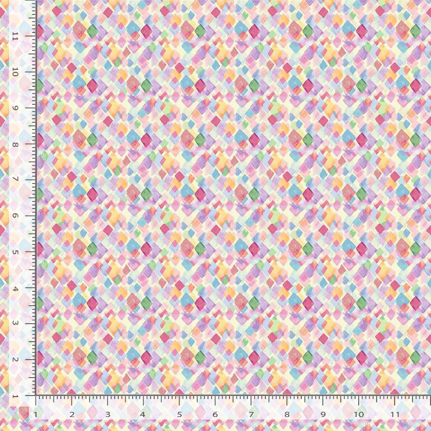 Love Spell Confetti Diamonds Multi Timeless Treasures Cotton Fabric TT-GEO-CD4321-MULTI