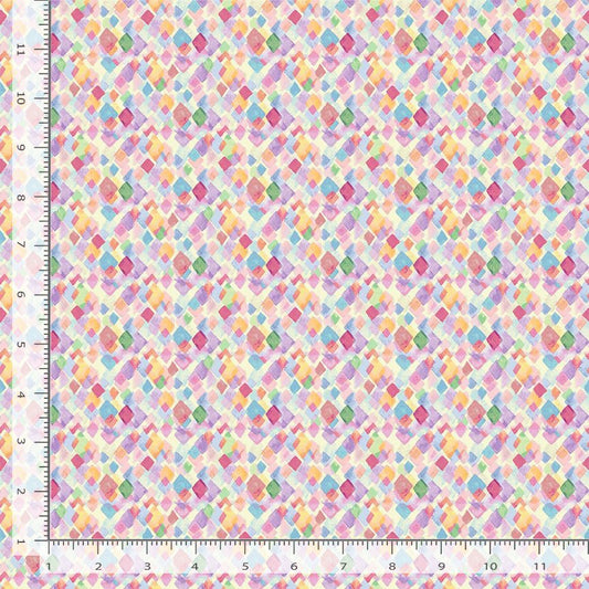 Love Spell Confetti Diamonds Multi Timeless Treasures Cotton Fabric TT-GEO-CD4321-MULTI