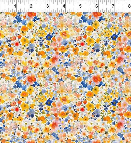 Lovelies Charlotte Multi In the Beginning Fabrics Cotton Fabric ITB-6LOV-1