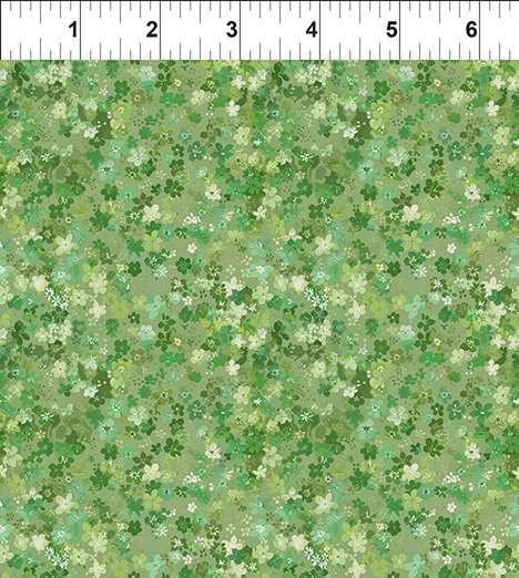 Lovelies Chloe Green In the Beginning Fabrics Cotton Fabric ITB-12LOV-1