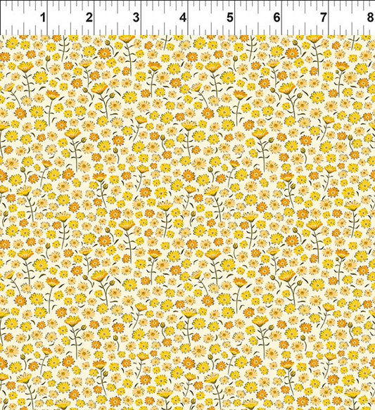 Lovelies Daisy Yellow In the Beginning Fabrics Cotton Fabric ITB-7LOV-1