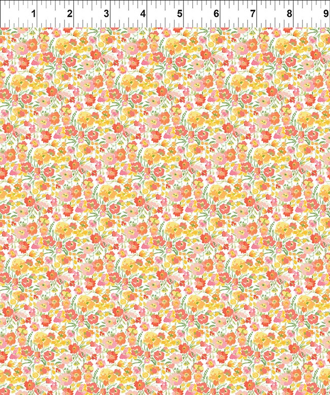 Lovelies Eloise Peach In the Beginning Fabrics Cotton Fabric ITB-5LOV-1