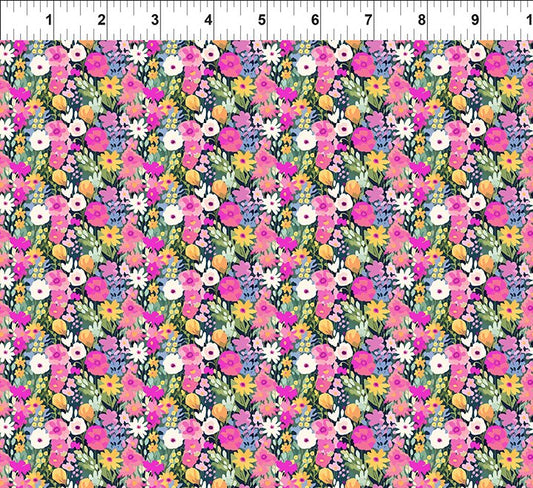 Lovelies Heather Pink In the Beginning Fabrics Cotton Fabric ITB-20LOV-1