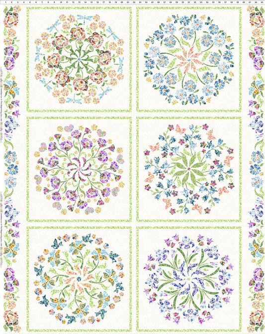 Lovelies Panel 54" Multi In the Beginning Fabrics Cotton Fabric ITB-22LOV-1