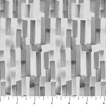 Lucky Day Tiles Gray Jillian Philips Figo Cotton FLANNEL Fabric