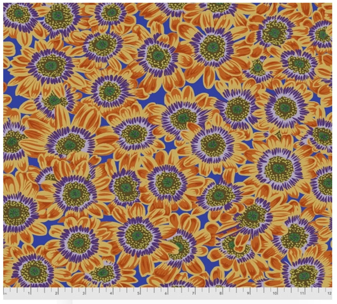 Lucy Orange Philip Jacobs Stash Kaffe Fassett Collective Free Spirit Cotton Fabric