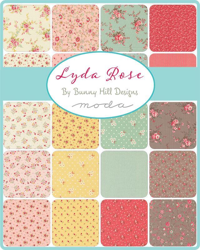 Lyda Rose 5" Squares Charm Pack 42pcs Deb Strain Moda Fabrics Cotton Fabric MD-3070PP