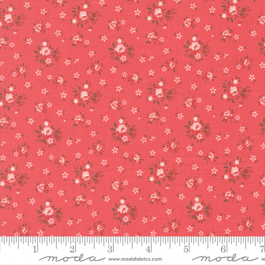 Lyda Rose Small Floral Petal Pink Bunny Hill Designs Moda Cotton Fabric MD-3071-15