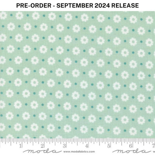 Pre-Sale - Laguna Sunrise Petal Florals Dot Home Town Sky Aqua Green Sherri & Chelsi Moda Cotton Fabric