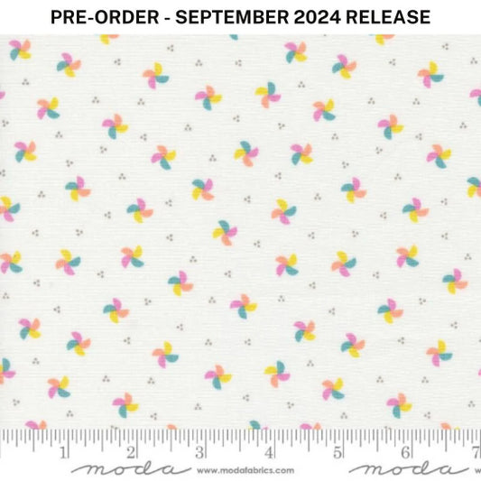 Pre-Sale - Laguna Sunrise Pinwheel Blenders Off White Multi Sherri & Chelsi Moda Cotton Fabric