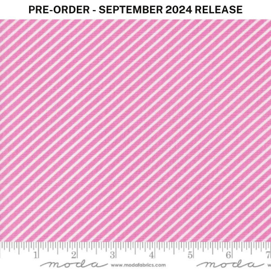 Pre-Sale - Laguna Sunrise Stripe Sweet Pea Pink Sherri & Chelsi Moda Cotton Fabric