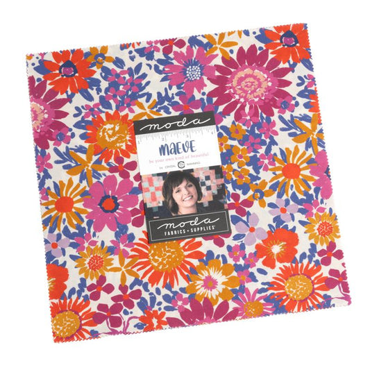 Maeve 10" Squares Layer Cake Crystal Manning Moda Cotton Fabric