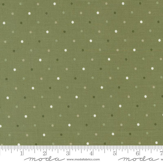 Magic Dot Blender Dots Fern Light Green Lella Boutique Moda Cotton Fabric
