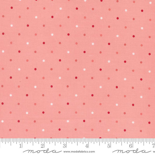 Magic Dot Blender Dots Lemonade Pink Lella Boutique Moda Cotton Fabric
