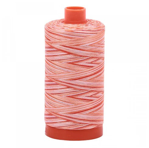 Mango Mist Red Variegated Mako Thread 50wt 1300m 1422yds 6ct Aurifil AF-A1150-4659