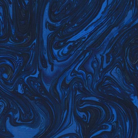 Marble Sapphire Blue Michael Miller Cotton Fabric