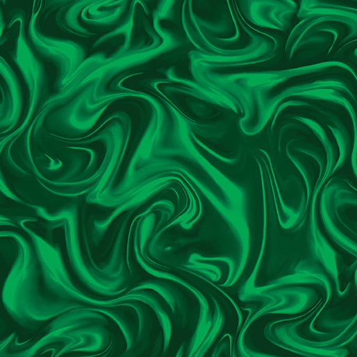 Marbleized Forest Green Kanvas Studio Benartex Cotton Fabric