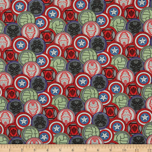 Marvel Avengers Coins Thor Iron Man Hulk Springs Creative Cotton Fabric