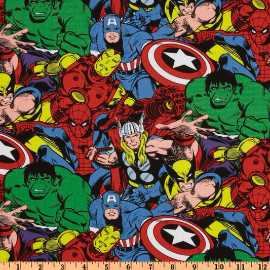 Marvel Comic Pack Springs Creative Cotton Fabric