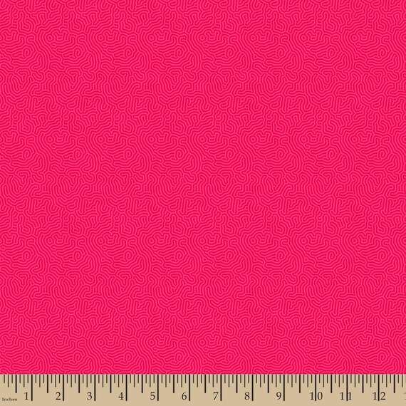 Maze Azalea Pink Patrick Lose Cotton Fabric