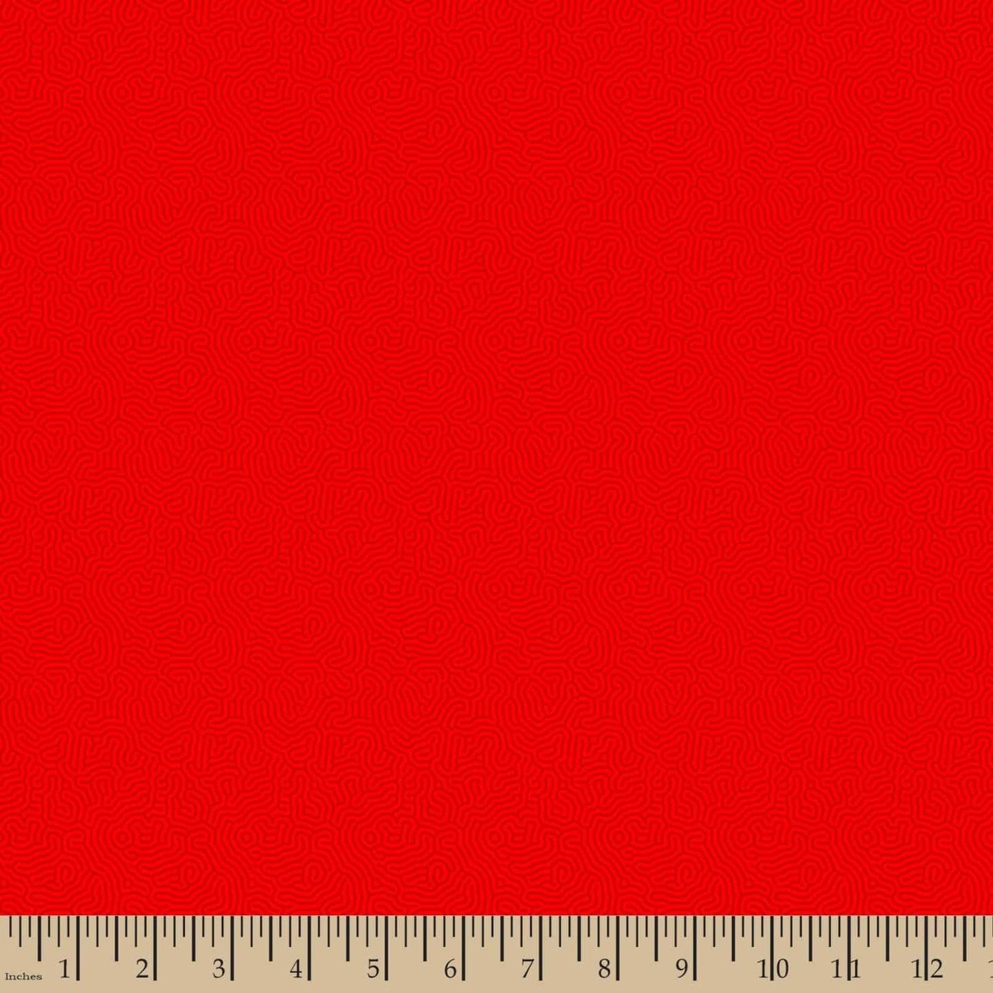 Maze Candy Apple Red Patrick Lose Cotton Fabric