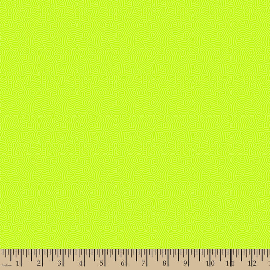 Maze Celery Light Green Patrick Lose Cotton Fabric